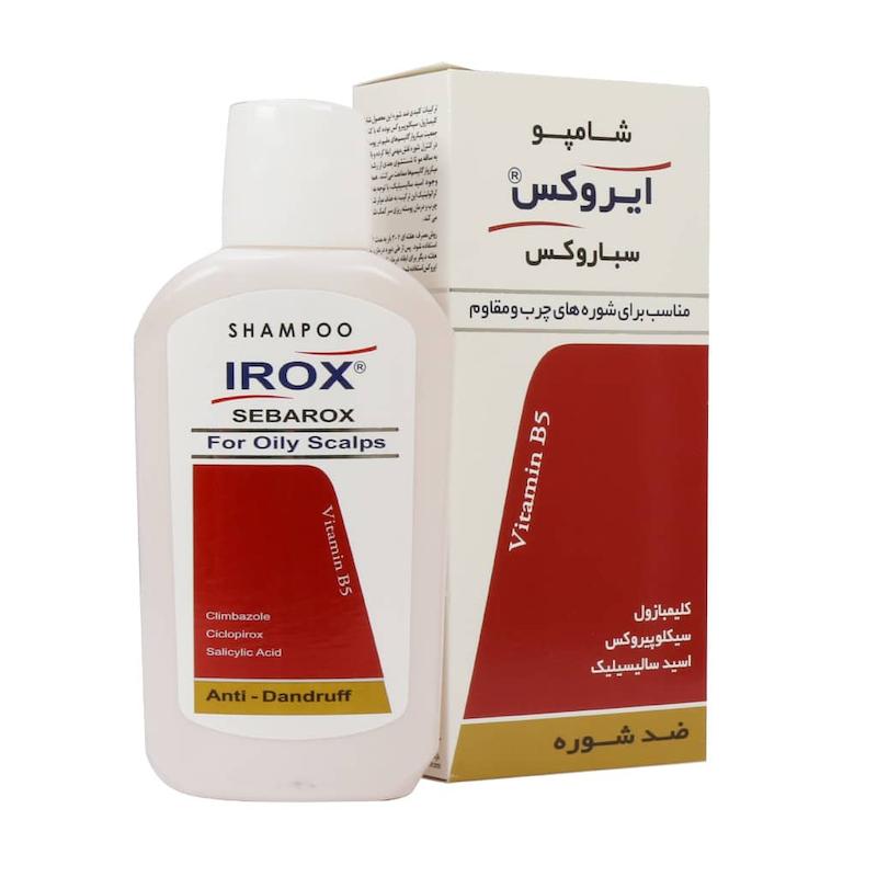 شامپو ضد شوره چرب ایروکس مدل سباروکس حجم ۲۰۰ گرم____Irox Sebarox For Oily Scalps Shampoo
