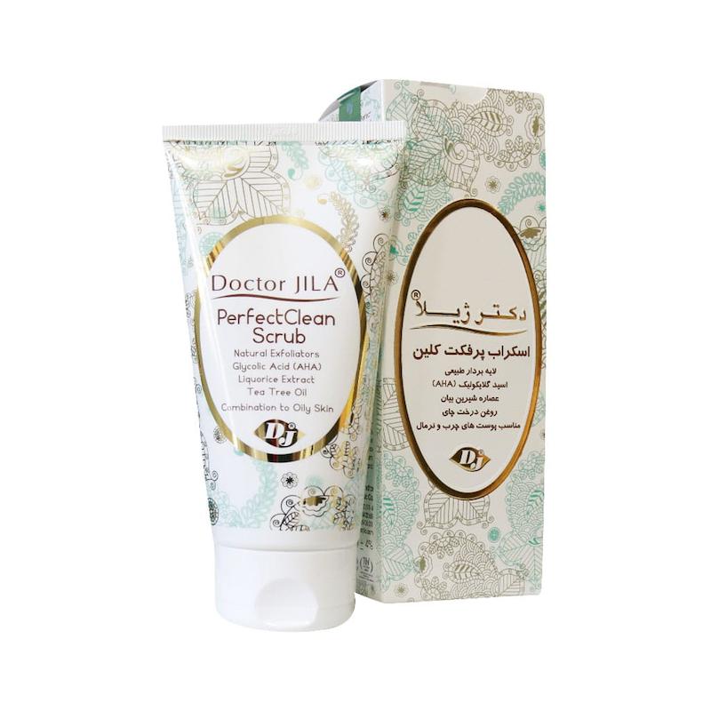 اسکراب پرفکت کلین دکتر ژیلا حاوی روغن درخت چای 140 میلی لیتر _____ Doctor Jila Perfect Clean Scrub