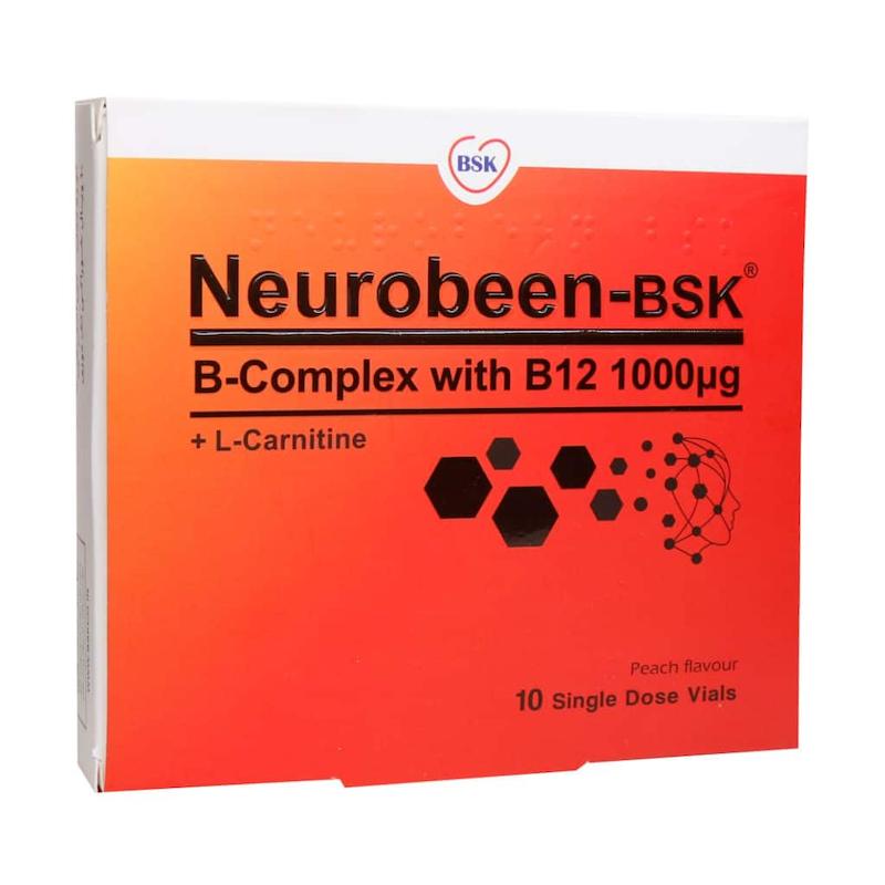 نوروبین خوراکی بنیان سلامت کسری (1000 میکروگرم)--- Neurobeen BSK 1000 mcg Oral Vial