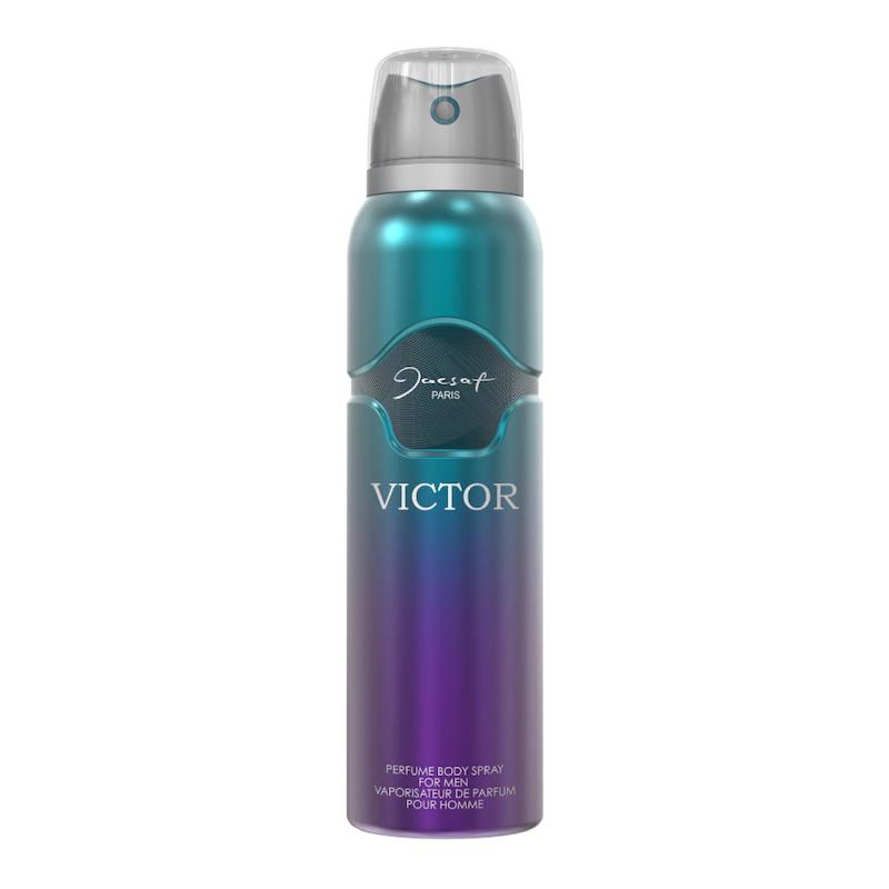 اسپری خوشبو کننده بدن مردانه ژک ساف مدل Victor حجم 150 میلی لیتر______ Jacsaf Victor Body Spray