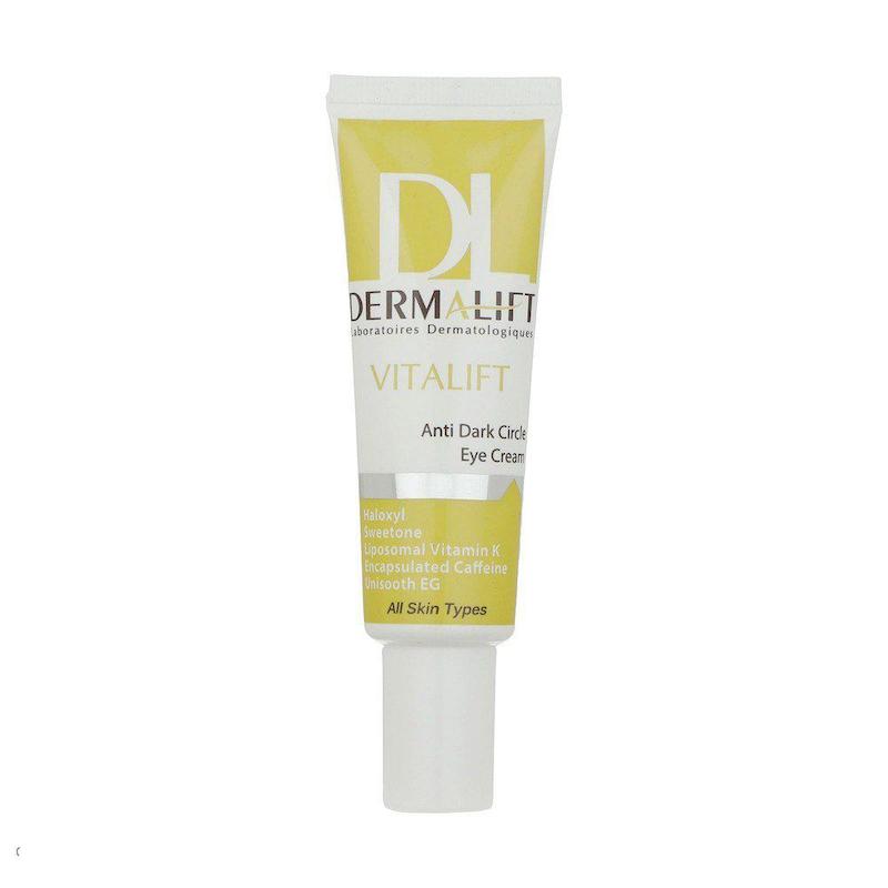 کرم‌برطرف کننده سیاهی دور چشم ویتالیفت درمالیفت ۲۵ میلی لیتر--- Dermalift Vitalift Anti Dark Circle Eye Cream 25 ml
