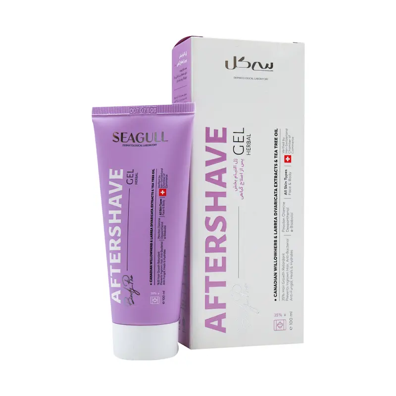 ژل گیاهی بعد از اصلاح سی گل مخصوص خانم ها ۱۰۰ میلی لیتر --- Seagull Herbal Soothing After Shave Gel 100 ml