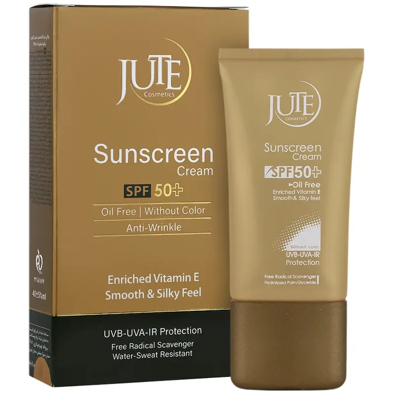 کرم ضد آفتاب بی رنگ ژوت با SPF 50 مناسب پوست چرب حجم ۴۰ میلی لیتر