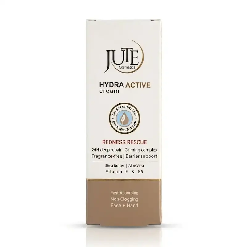 کرم آبرسان هیدرا اکتیو ژوت مناسب انواع پوست حجم ۷۰ میلی لیتر  ______ Jute Hydra Active Cream for All Skin