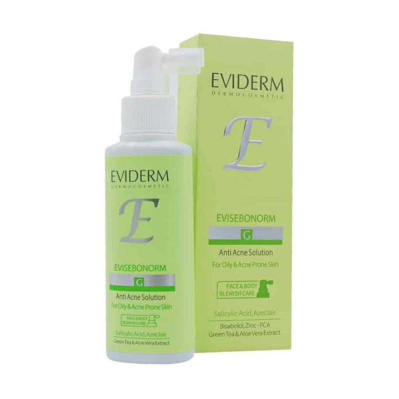 محلول ضد آکنه اوی سبونورم اویدرم حجم ۱۰۰ میلی______  Eviderm Evisebonorm Anti Acne Solution