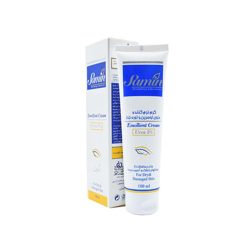 کرم نرم کننده اوسرین و اوره ۵ درصد ثمین ۱۰۰ میلی لیتر_______ Samin Emollient And Urea %5 For Dry And Damaged Skin Cream 100 ml