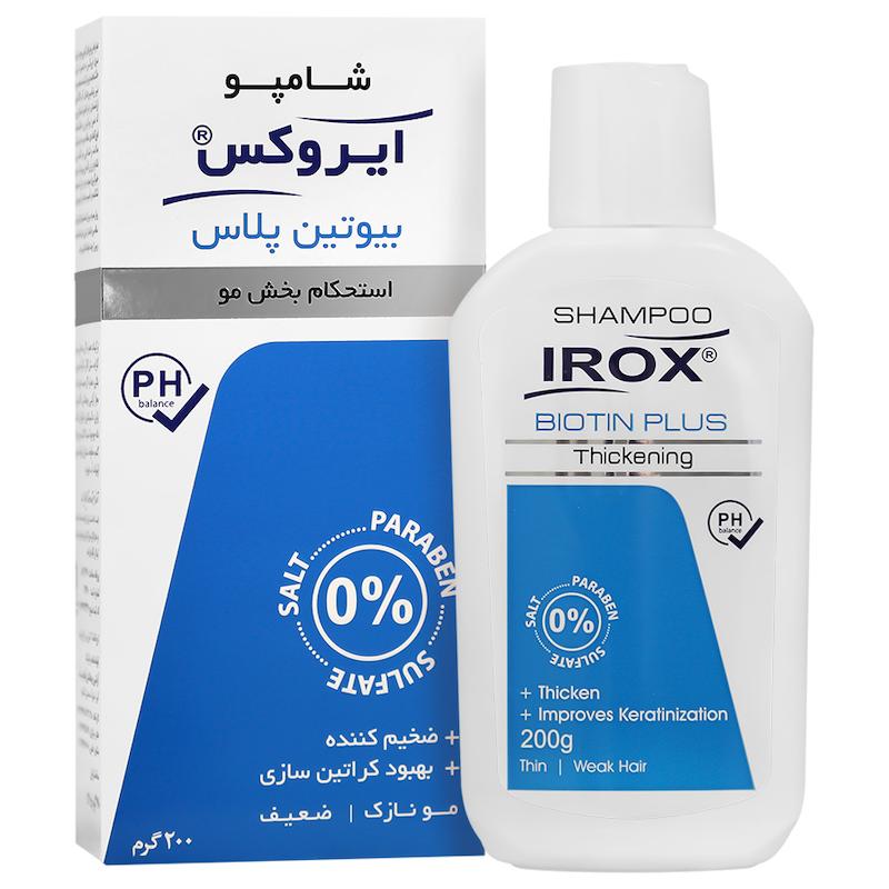 شامپو بیوتین پلاس ایروکس 200 گرم---Irox Biotin Plus Shampoo 200 g