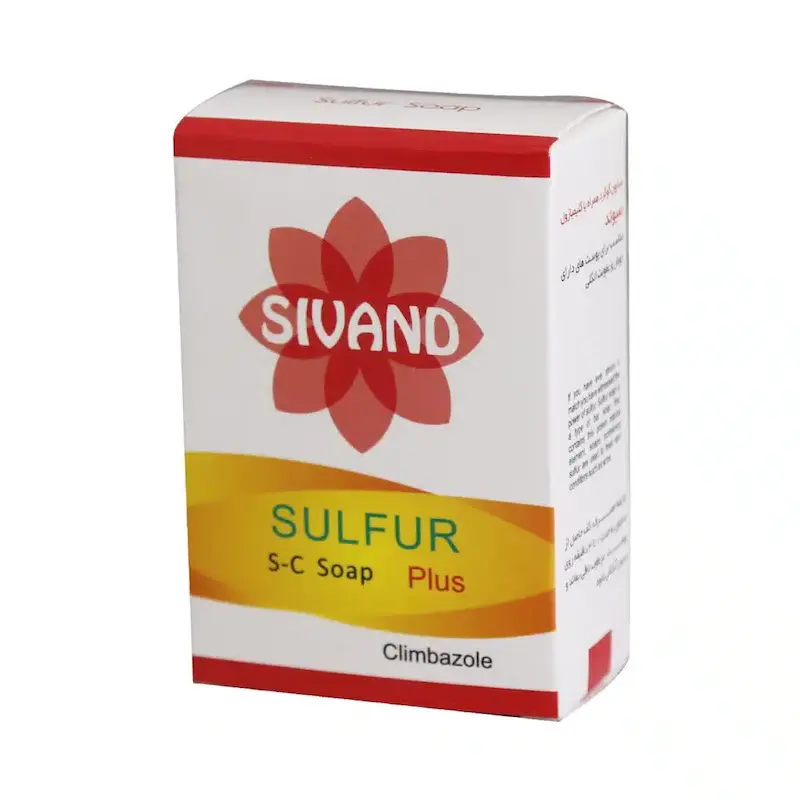 صابون گوگرد همراه با کلیمبازول سیوند 90 گرم---Sivand Sulfur Soap 90 g