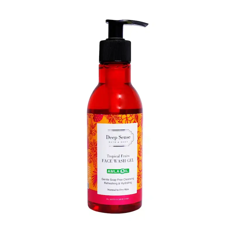 ژل شستشوی صورت پوست خشک و معمولی تروپیکال دیپ سنس سی گل ۲۵۰ میلی لیتر___Deep Sense Tropical Face Wash Gel For Dry  Skins ۲۵۰ mlDeep Sense Tropical Face Wash Gel For Dry  Skins ۲۵۰ ml