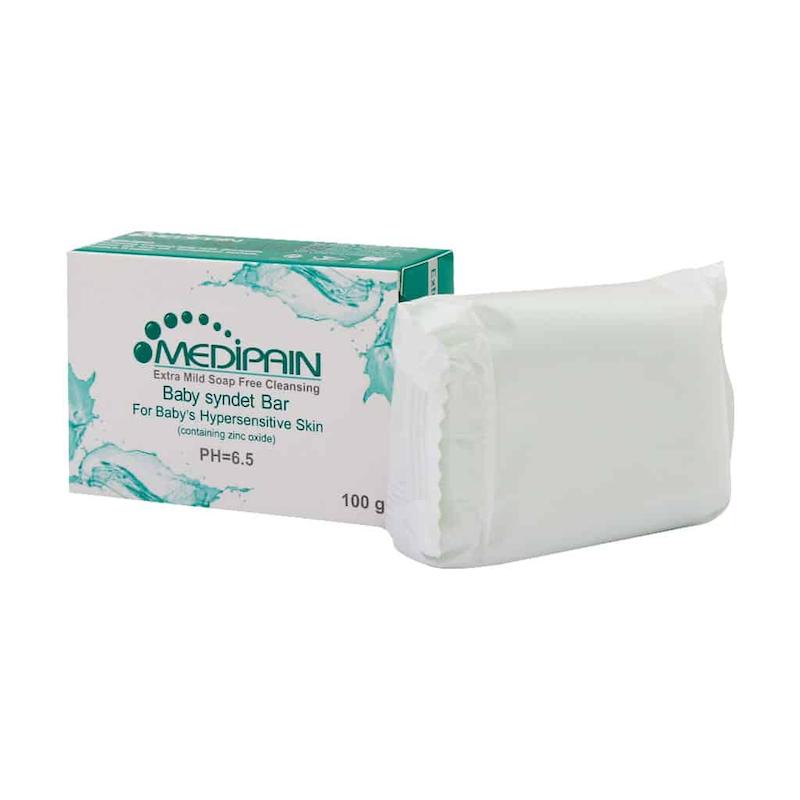 پن درماتولوژیک کودکان مدیپن ۱۰۰ گرم ________Medipain Hypersensitive Baby Syndet Bar 100 g