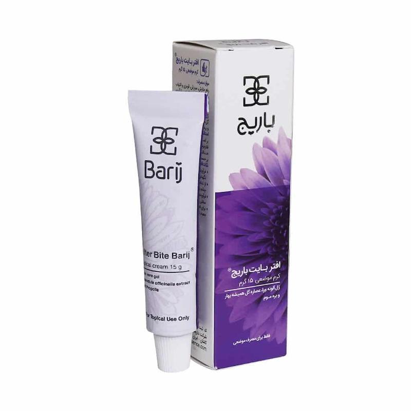 کرم افتر بایت باریج بعد از گزش حجم 15گرم _________Barij Essence After Bite Topical Cream 15 g