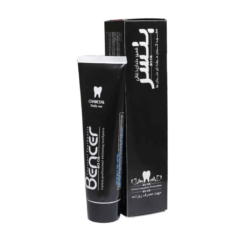 خمیر دندان ذغالی بنسر 120 گرم _______Bencer Charcoal Toothpaste 120 g