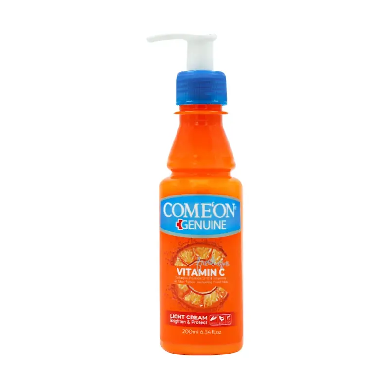 کرم مرطوب کننده حاوی ویتامین C کامان 200 میلی لیتر ________Comeon Vitamin C Moisturizer Cream 200 ml