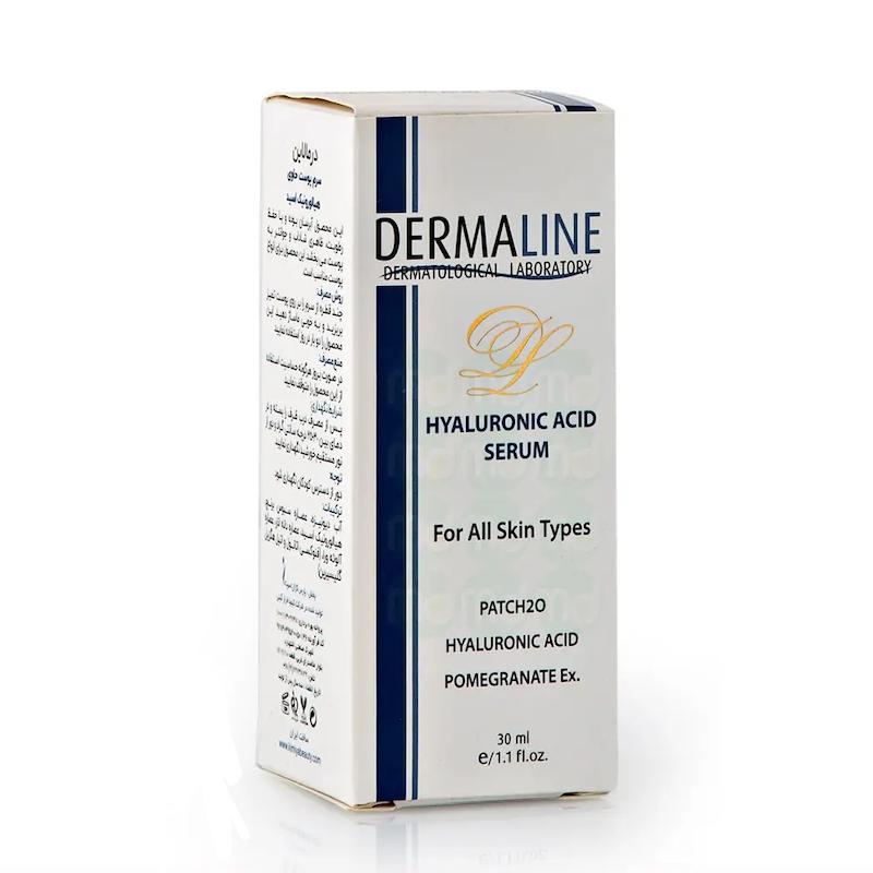 سرم آبرسان در مالاین انواع پوست حاوی هیالورونیک اسید ۳۰ میلی لیتر___Dermaline Hyaluronic Acid Serum 30ml