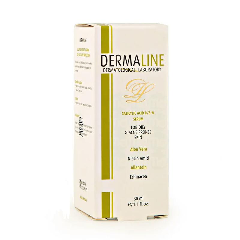 سرم سالیسیلیک اسید در مالاین برای پوست چرب و جوش دار۳۰ میلی لیتر ___Dermaline Salicylic Acid Serum For Oily And Acne  Prone Skin 30ml