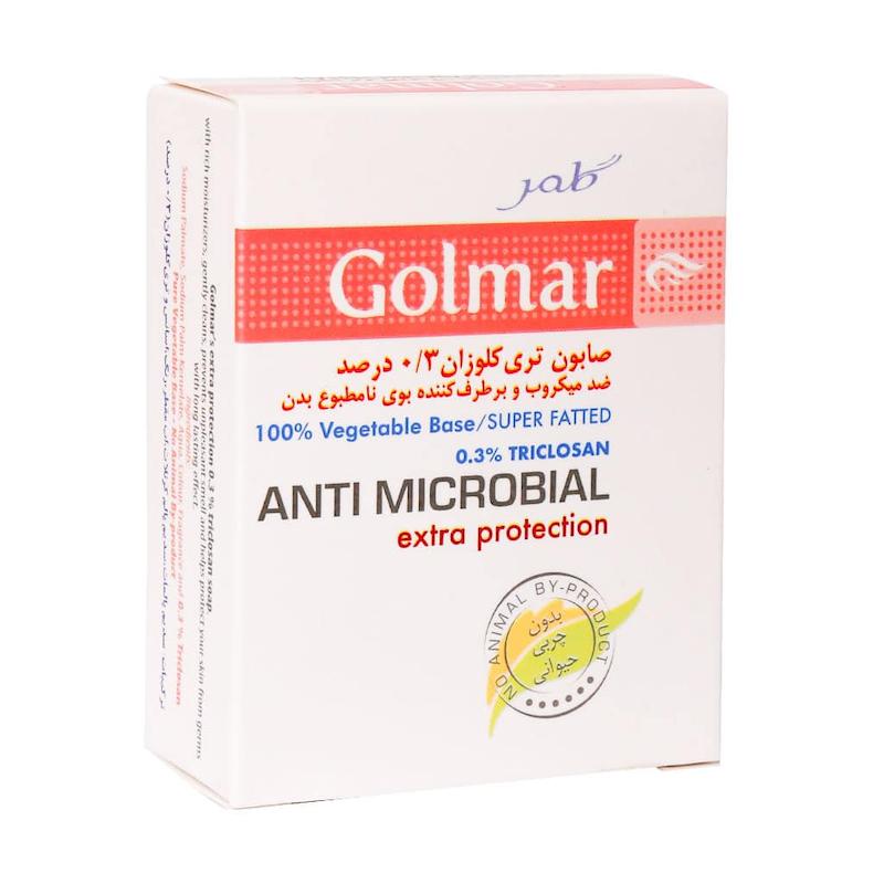 صابون گیاهی آنتی باکتریال 3 درصد گلمر ۱00 گرم________Golmar Anti Bactrial Soap 100 g