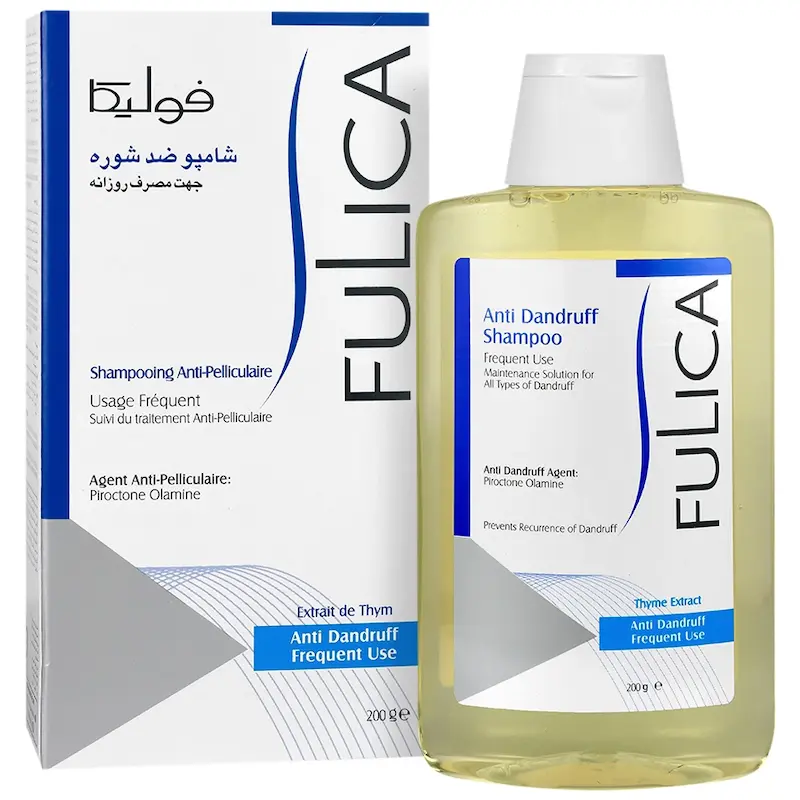 شامپو ضد شوره روزانه فولیکا مناسب انواع مو ۲۰۰ میلی لیتر __________Fulica Anti Dandruff Shampoo Frequent Use 200 ml