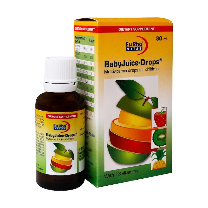 قطره نیو بیبی جویس يوروویتال ۳۰ میلی لیتر___EuRho Vital New Baby Juice Drops 30 ml