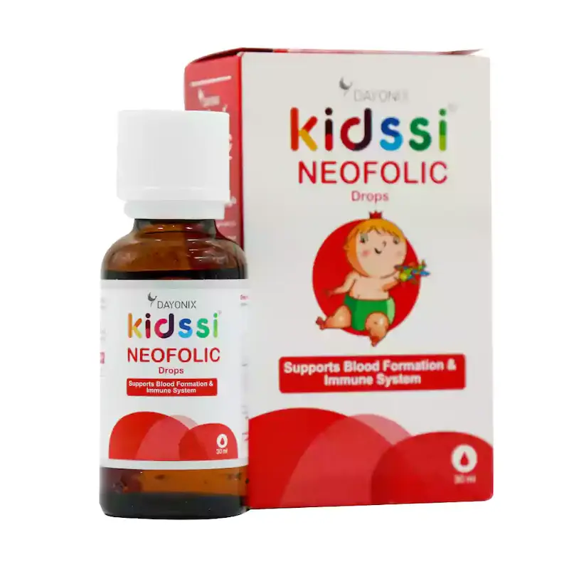 قطره کیدزی نئوفولیک دایونیکس فارما ۳۰ میلی لیتر___Dayonix Pharma kidssi Neofolic Drops ۳۰ ml