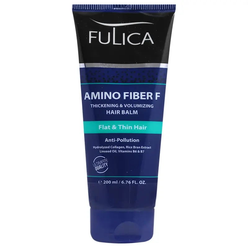 بالم نرم کننده موی سر حاوی آمینو فیبر اف فولیکا حجم ۲۰۰ میلی‌لیتر_______  Amino Fiber F Hair Conditioner Balm Fulica 
