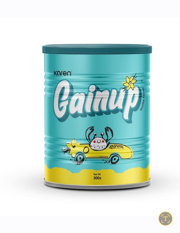 پودر گین آپ کودکان کارن طعم وانیل 300 گرمی --- Karen Gain Up Children vanila Supplement 300 g