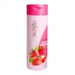 شامپو بدن کرمی شیر توت فرنگی شون حاوی اسکراب گردو 300 میلی لیتر________ Schon Strawberry & Milk Creamy Body Wash 300 ml