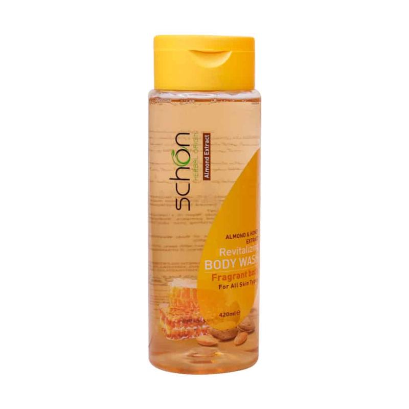 شامپو بدن عصاره بادام و عسل شون 420 میلی لیتر_________ Schon Almond And Honey Body Wash 420 ml