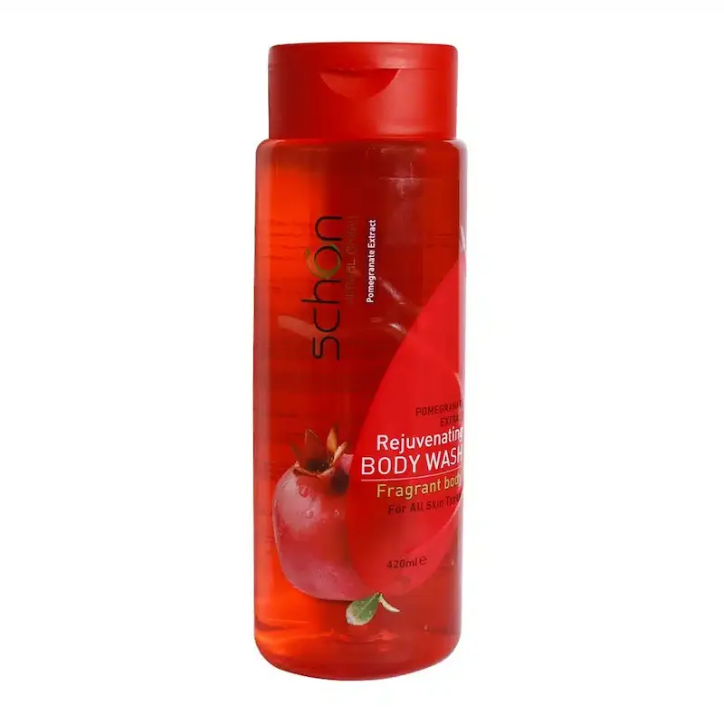 شامپو بدن انار شون ۴۲۰ میلی ليتر___  Schon Pomegranate Body Wash For All Skins  ۴۲۰ ml