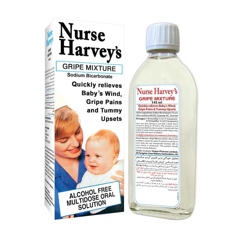 شربت گریپ میکسچر نرس هارویز ۱۴۵ میلی لیتر___Nurse Harveyse Gripe Mixture ۱۴۵ ml