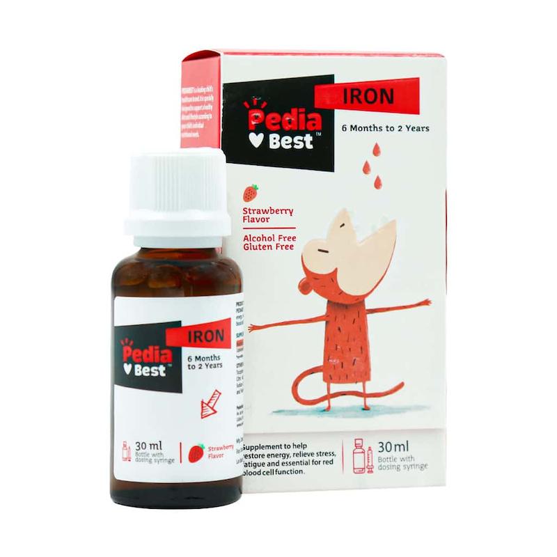قطره آهن پدیابست ۳۰ میلی لیتر___Pedia Best Iron Drop ۳۰ ml