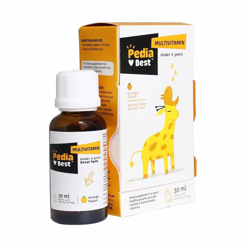 قطره مولتی ویتامین پدیابست با طعم پرتقال ۳۰ میلی لیتر___Pedia Best Multivitamin Orange Flavor 30 ml