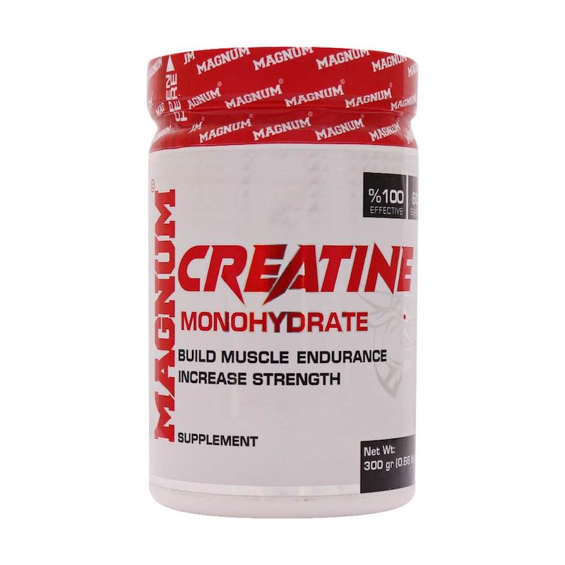 پودر کراتین مونوهیدرات مگنوم ۳۰۰ گرمی ___Magnum Creatine Monohydrate Powder