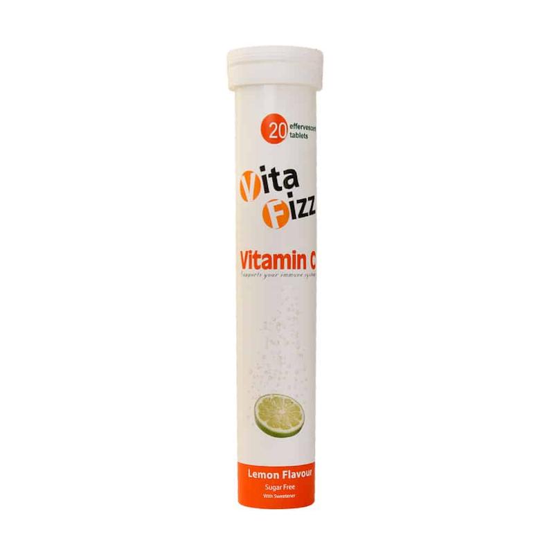 قرص جوشان ویتامین ۵۰۰c میلی گرم ویتافیز ۲۰ عدد___Vita Fizz Vitamin C ۵۰۰mg ۲۰ Effervescent  Tablets