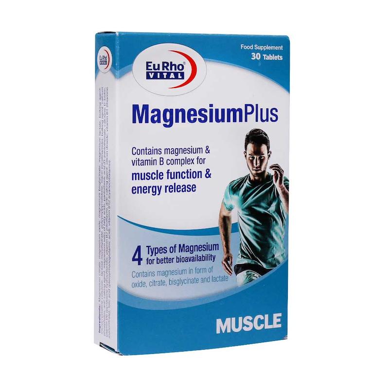 قرص منیزیم پلاس یوروویتال ۳۰ عدد___Eurhovital Magnesium Plus 30Tabs