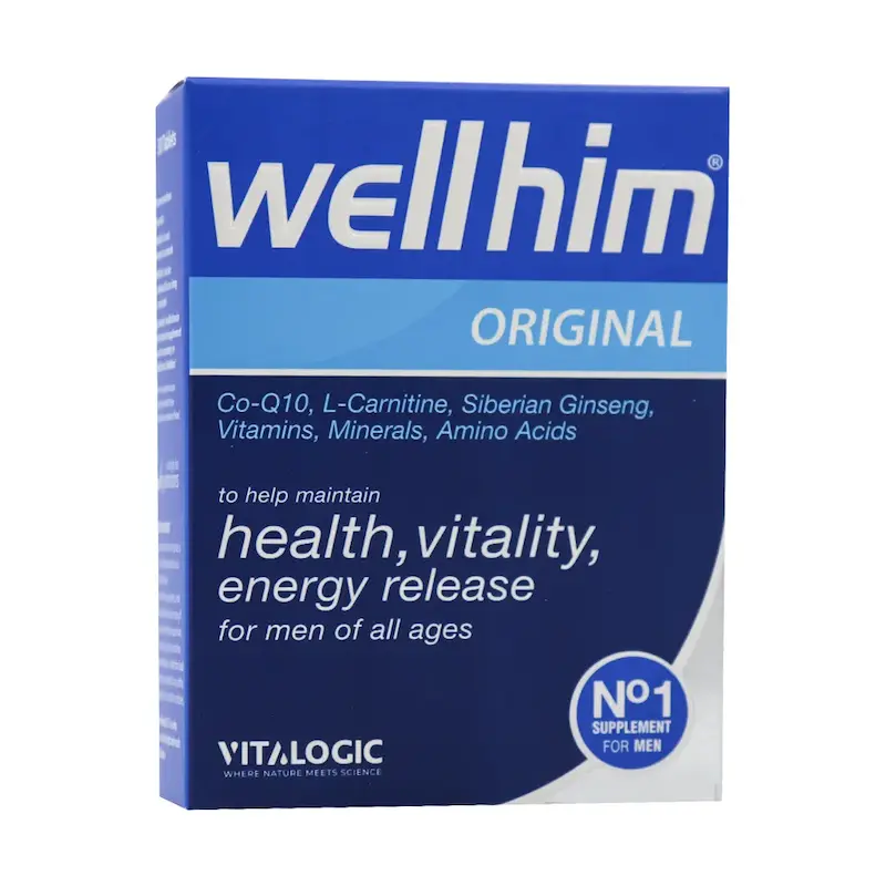 قرص ول هیم اورجینال ویتالوژیک ۳۰ عدد____Vitalogic Wellhim ۳۰Tabs