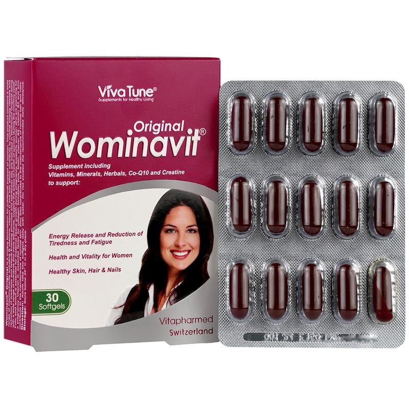 سافت ژل و میناویت اوریجینال ويواتيون مناسب بانوان ۳۰ عدد___Viva Tune Wominavit Original ۳۰ Softgels