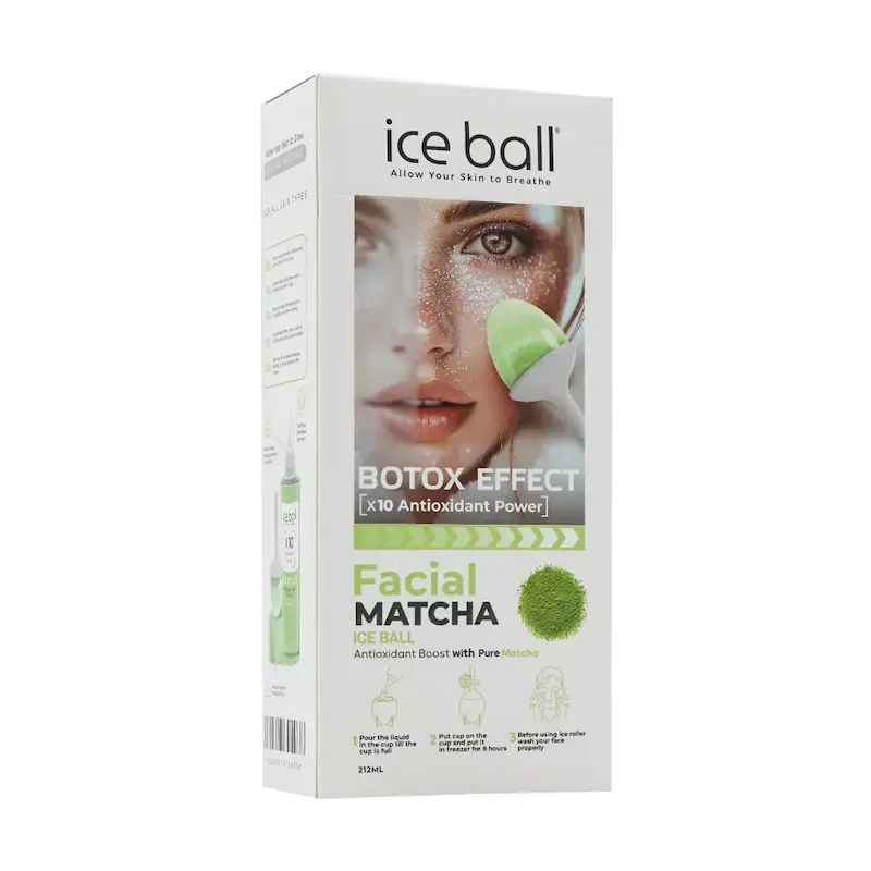 محلول آبرسان و روشن کننده ماچا آیس بال ۲۱۲ میلی لیتر____Ice Ball Matcha Facial ۲۱۲ ml
