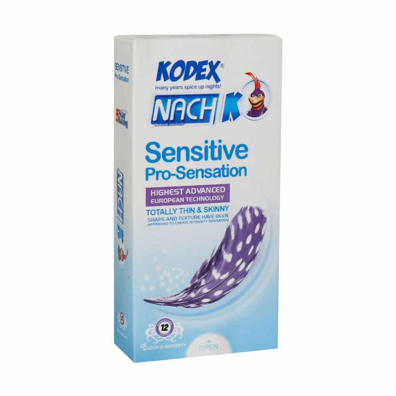 کاندوم کدکس مدل سنسیتیو۱۲ عددی_______ Nach Kodex Sensitive Condoms