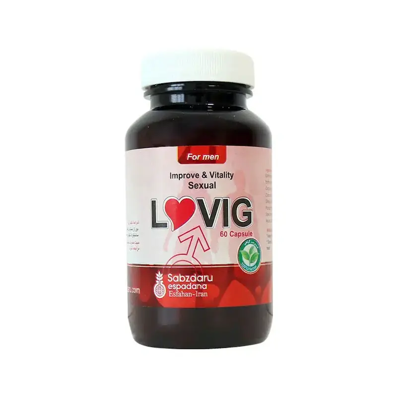 کپسول لاوویگ مخصوص آقایان ۶۰ عددی____Sabzdaru Lovig Improve & Vitality Sexual &60   Caps