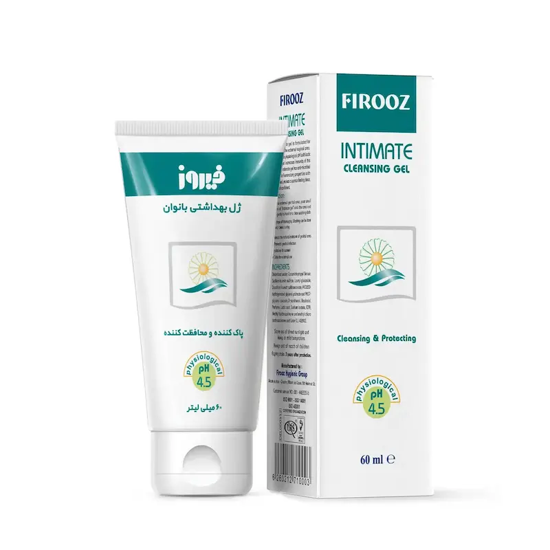 ژل بهداشتی بانوان فیروز (60 میلی لیتر)_______  Firooz Intimate Cleansing Gel 