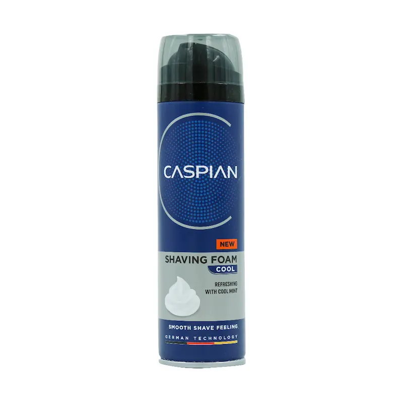 فوم اصلاح کاسپین مدل کول 200 میلی لیتر ________Caspian Cool Shaving Foam 200 ml