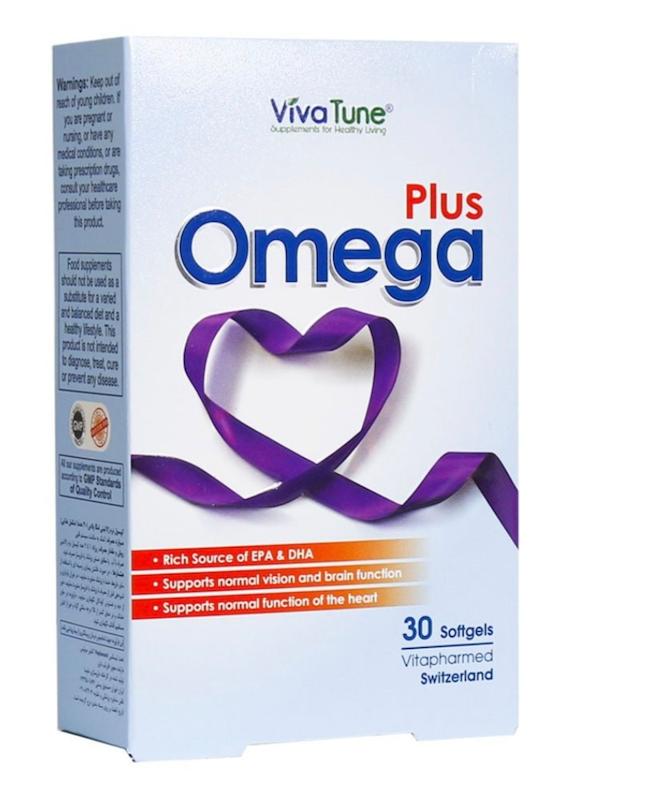 کپسول نرم ژلاتینی امگا پلاس ویواتون 30 عددی --- Viva Tune Omega Plus 30 softgels