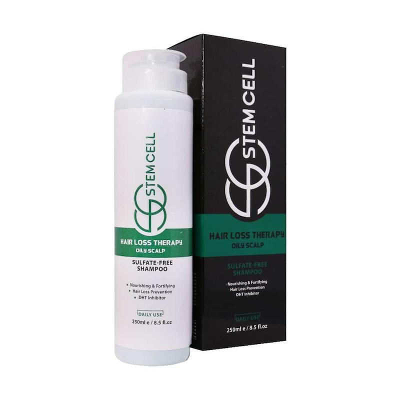 شامپو تقویت کننده فاقد سولفات موی چرب استم سل 250 میلی لیتر________ Stem Cell Hair Loss Therapy Shampoo For Oily Scalp 250 ml