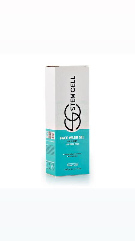 ژل شستشو صورت استم سل مخصوص پوست چرب 200 میلی لیتر_________ Stem Cell Face Wash Gel For Oily Skin 200 ml