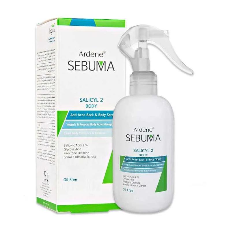 اسپری ضد جوش آردن سبوما مدل SALICYL2 حجم  250 میلی لیتر