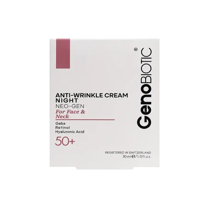 کرم ضد چروک شب بالای 50 سال ژنوبایوتیک 30 میلی لیتر______ Geno Biotic Above 50 Years Anti Wrinkle Night Cream