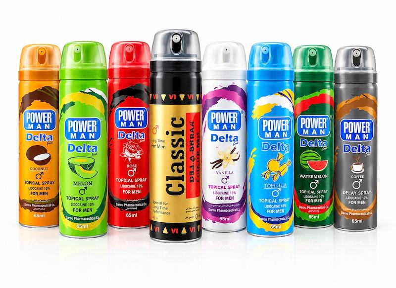اسپری تاخیری دلتا پاورمن Delta Zex Delay Spray Solution For Men