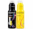 ژل حجم دهنده و روان کننده ایموشن حجم ۷۵ میل    Emotion Confidence Black and yellow Gel For Men 75