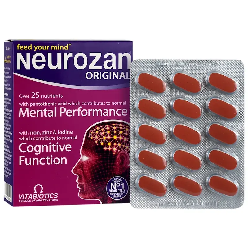 قرص نروزان اورجینال ويتابیوتیکس 30 عددی Vitabiotics Neurozan 