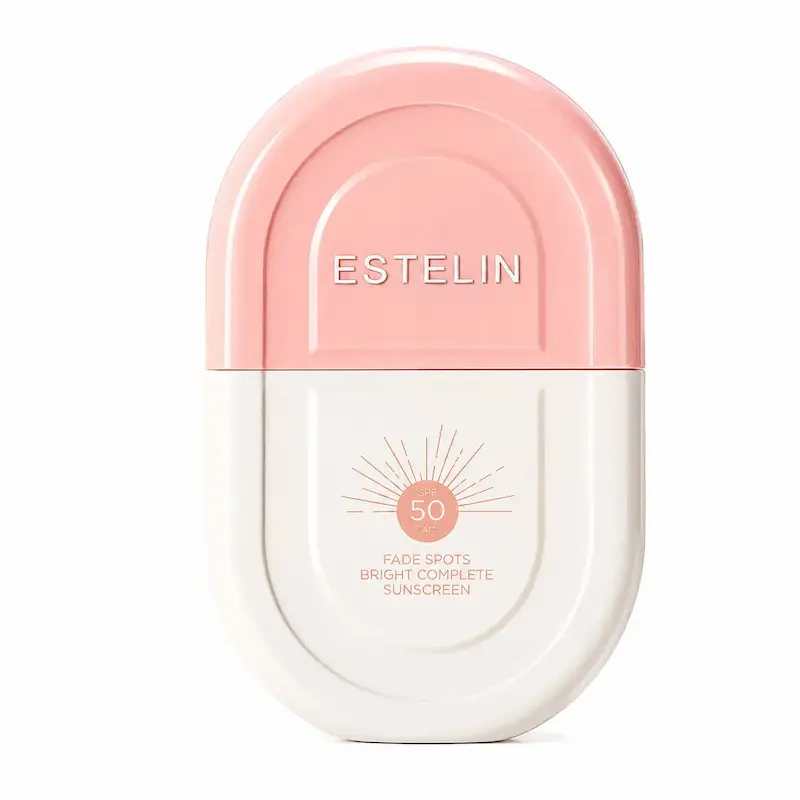 کرم ضد آفتاب ضد لک و روشن‌کننده استلین مناسب انواع پوست حجم 50 گرم  (Estelin) اورجینال Estelin Fade Spot Bright Complex Sunscreen SPF 50